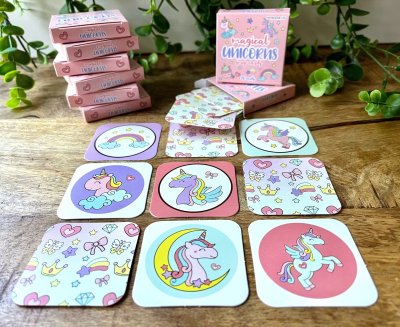 Memory spel unicorn / eenhoorn