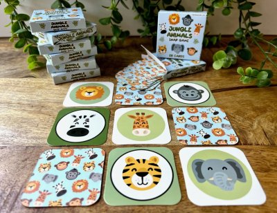 Memory spel jungle dieren