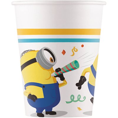 Minions Bekers Papier FSC 200ml - 8 stuks