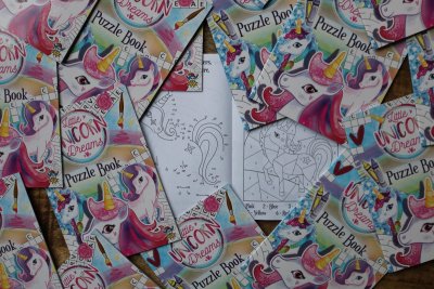 Unicorn puzzel boekje