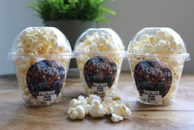 Traktatie Fortnite popcornbakje (2) (zelf maken!)