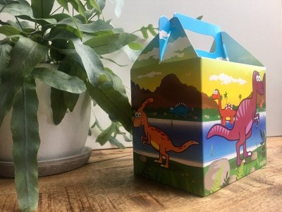 Traktatiebox / Menubox Dinosaurus (2)