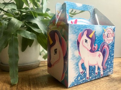 Traktatiebox / Menubox Unicorn / eenhoorn (2)