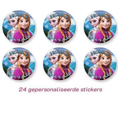 Frozen sticker (1) (gepersonaliseerd)