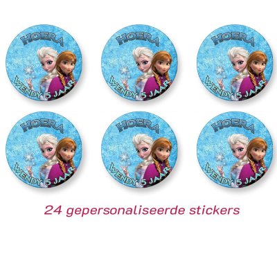 Frozen sticker (2) (gepersonaliseerd)