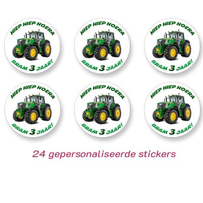 Tractor sticker