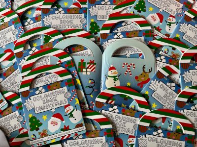 Kerstmis kleurboekje met stickers