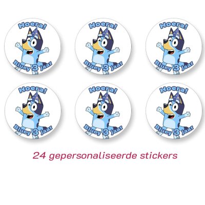 Bluey sticker (gepersonaliseerd)