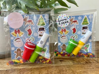 Kerst stempel traktatie