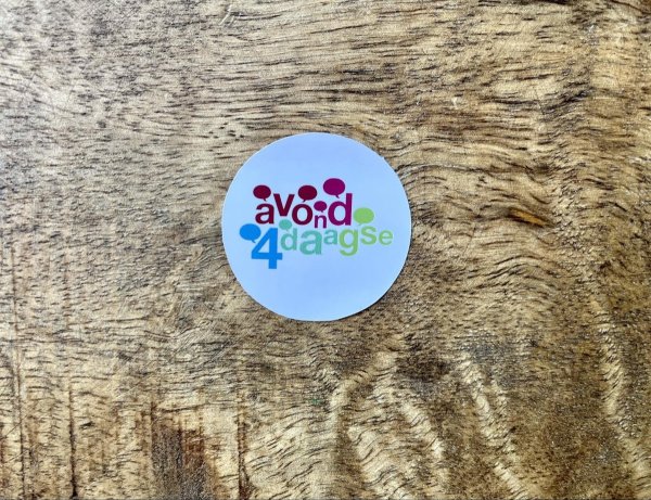 Sticker avond4daagse / avondvierdaagse