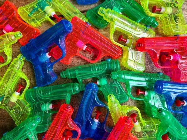 Waterpistool traktatie