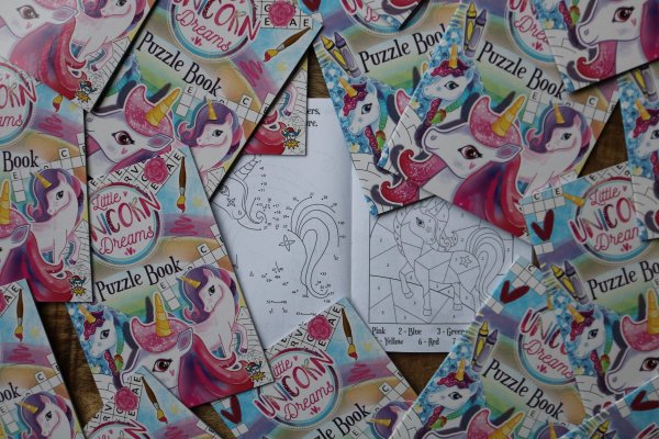 Unicorn puzzelboek traktatie 