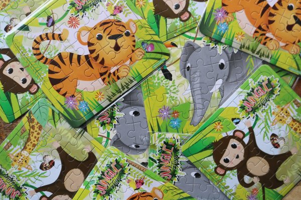 Traktatie jungle puzzel 