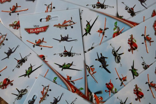 Stickervel disney planes