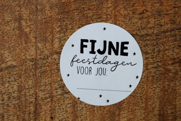 Fijne feestdagen voor jou....