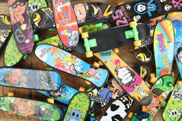 Crazy dips (blauw) skateboard traktatie