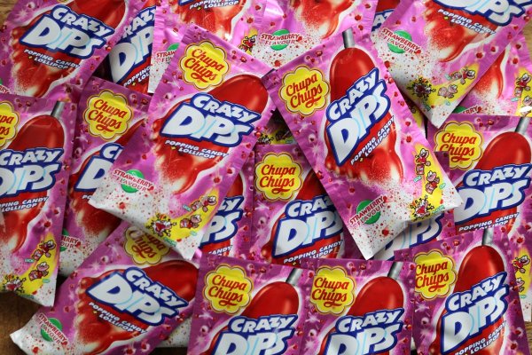 Crazy dips (roze) vingeroogjes traktatie