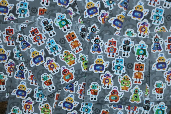 Stickers robots