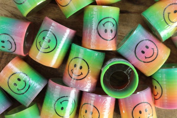 Smiley afscheid bellenblaas traktatie