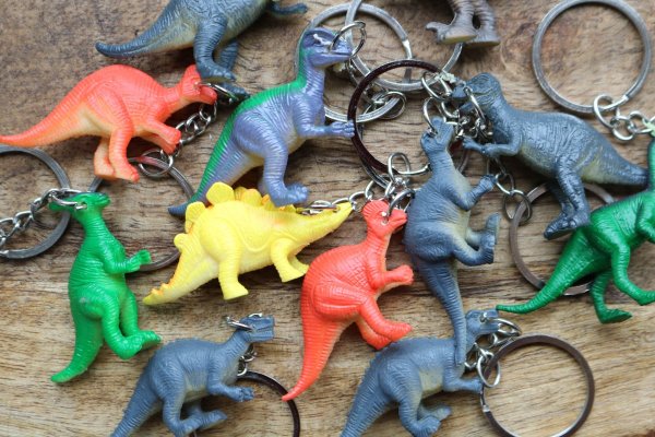 Dinosaurus tattoo traktatie met sleutelhanger