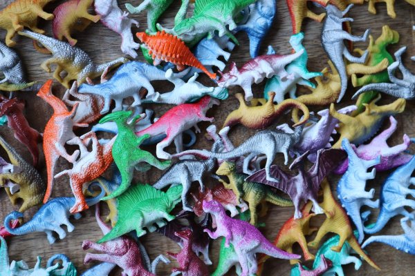 Traktatie dino met dinosaurus stempel