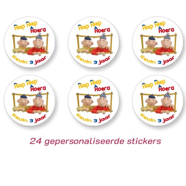 Buurman en Buurman sticker (gepersonaliseerd)