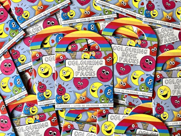 Smiley kleurboekje met stickers